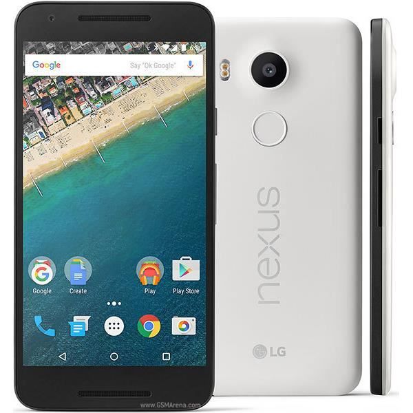 LG Nexus 5X Dedikeret folio etui i sort med vinduer i læderlook og synlige stikninger fra PH26® Svart