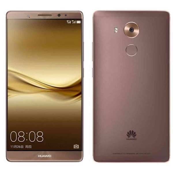 Coque för Huawei Mate 8 - PH26® - Extra Slim - Ekologiskt läder - Magnetisk stängning - Röd RÖD
