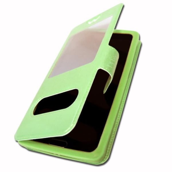 Housse - Sharp - Aquos zero5G Basic - Syntetiskt läder - Grön - Magnetisk stängning Grön
