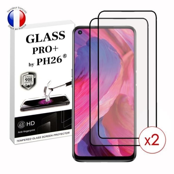 Pack 2 HELA skyddsfilmer för Oppo A74 5G i ultrabeständigt härdat glas (maximal hårdhet)