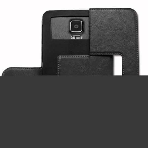 Etui Housse Folio - PH26® - Samsung Galaxy J5 Pro - PU Læder - Sort - Magnetisk Svart
