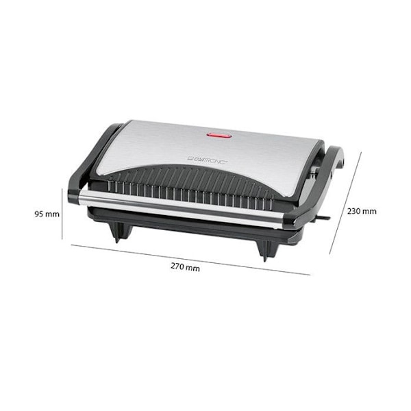 Clatronic MG 3519 Multifunktionsgrill Svart