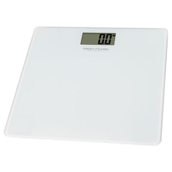 Elektronisk personvåg med proficare LCD-display Vit PC-PW3122-Vit