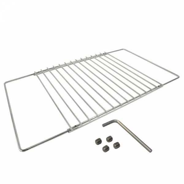 Herzberg HG-03213: Universell ugnsgrill & justerbart underläggsställ