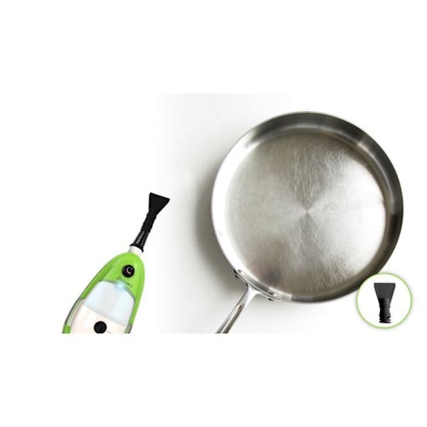 Multifunktionell elektrisk ångmopp 1300W grön Cenocco CC9074-GRN