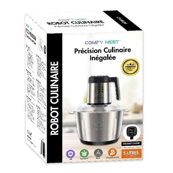 Multifunktionell köttkvarn 5L 1000W Comfy Nest CNBLD5