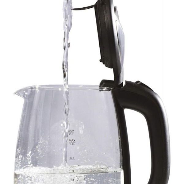 Elkoker 1,7L i glas Röd Royalty Line RLGWK22008355-RED