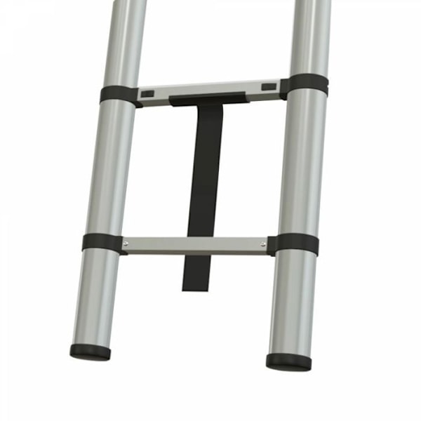 Herzberg HG-5260: Teleskopstege i aluminium med halkskydd - 2,6M