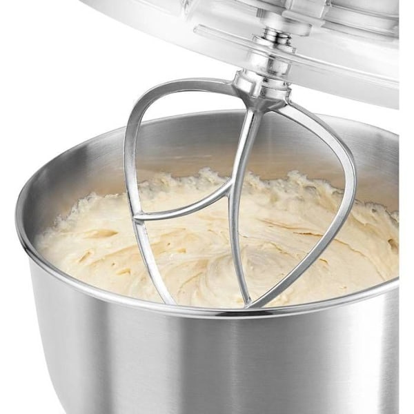 Robot Pâtissier Boulangerie Kök Hemma Multifunktion Skål Inox 5L Bomann KM 6010 CB 1100W Röd 660102