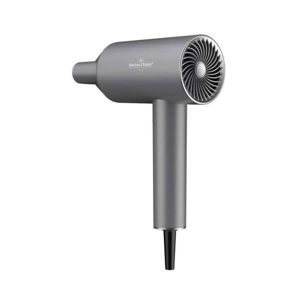 Ionic Hårfön 2000W Lugano Kollektion Grå Swiss Haus SH-HD2420