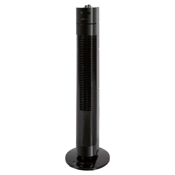 Tysturmfläkt med timer, svängande, 3 hastigheter, 78 cm, Clatronic TVL 3770, 35W, svart, 263961