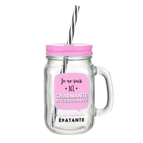 Mason Jar 45cl glas Say It With Words MO1211