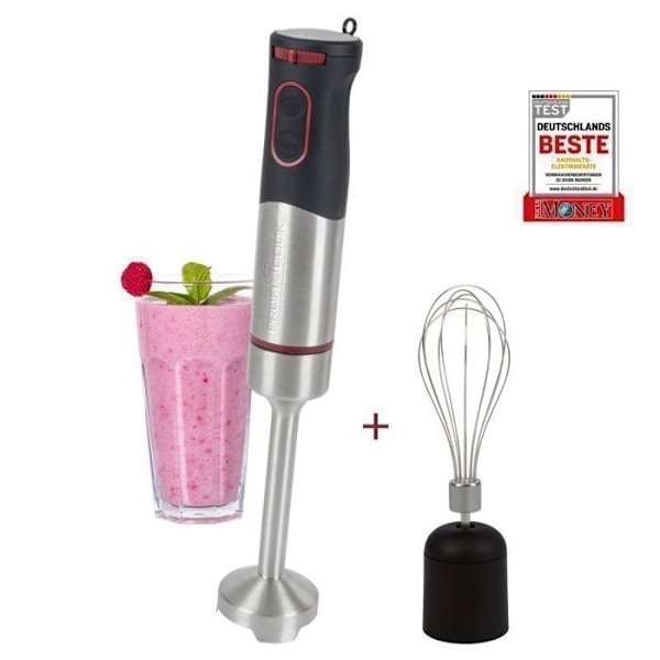 Mixerstav - PROFICOOK - PC-SMS 1226 - 1000 W - Rostfritt stål - Svart Svart, Grå