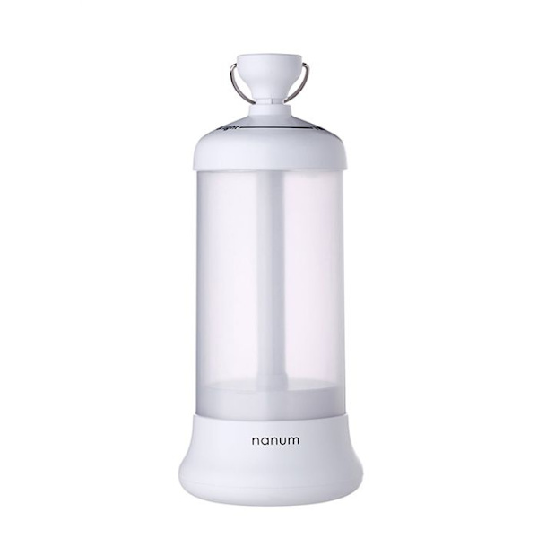 Herzberg HG5049-WHT Vit Bärbar LED-reselykta