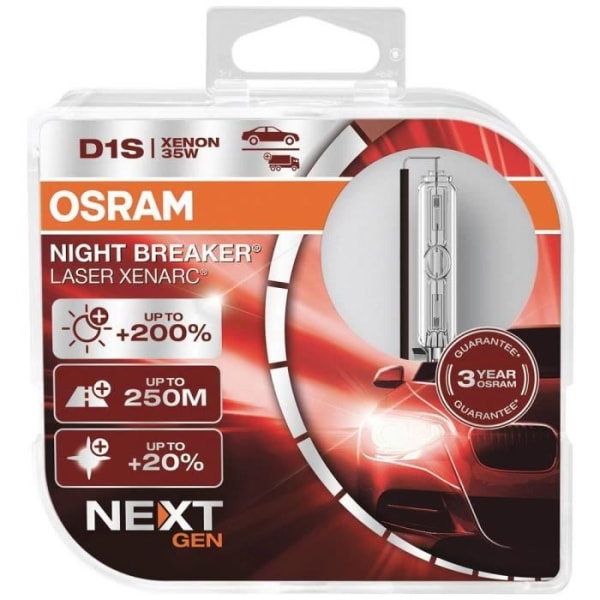 Osram Auto xenon-lampa 66140XNN-HCB Xenarc Night Breaker® Laser D1S 35 W 1 par(ar)