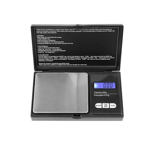 Herzberg HG04265 bärbar elektronisk smyckesvåg