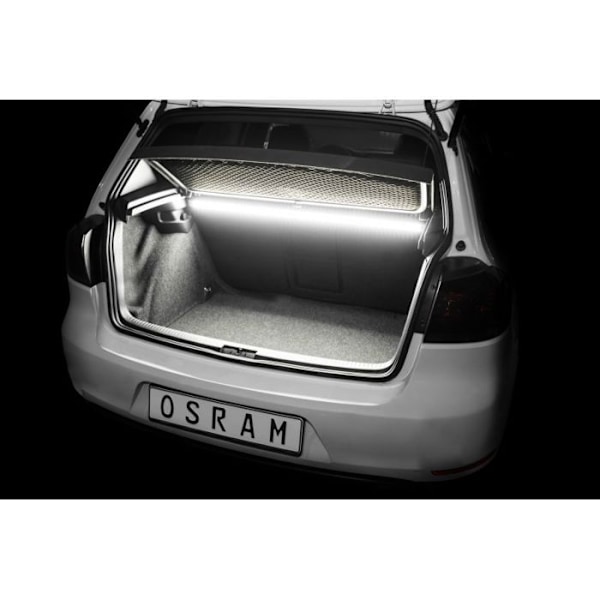 Kit med 2 flexibla LED-band inomhus LEDambient INTERIOR STRIP WHITE 12V KIT Osram LEDINT203 Vit