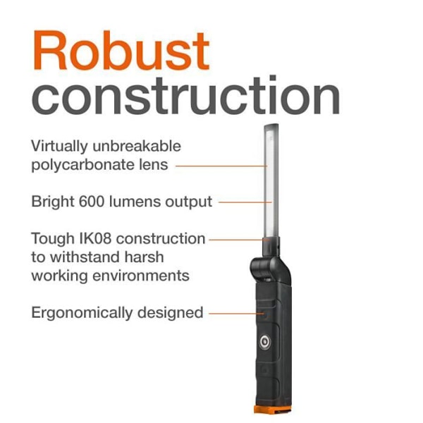 Lampe inspektion LEDinspect WIRE-FREE SLIM 600 Osram LEDIL422 Vit