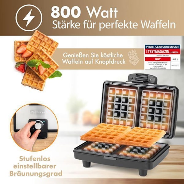 Clatronic WA 3606 våffelbryggare