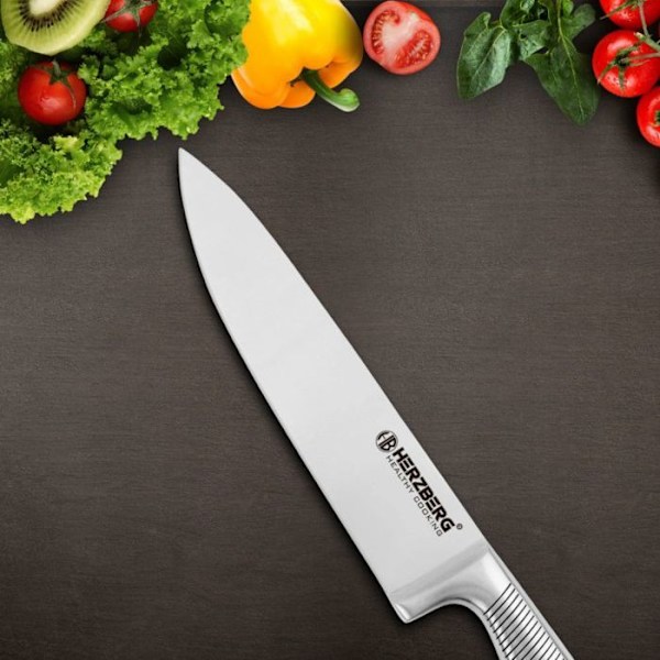 Herzberg HGSKN8-BLK 8 delar svart knivset
