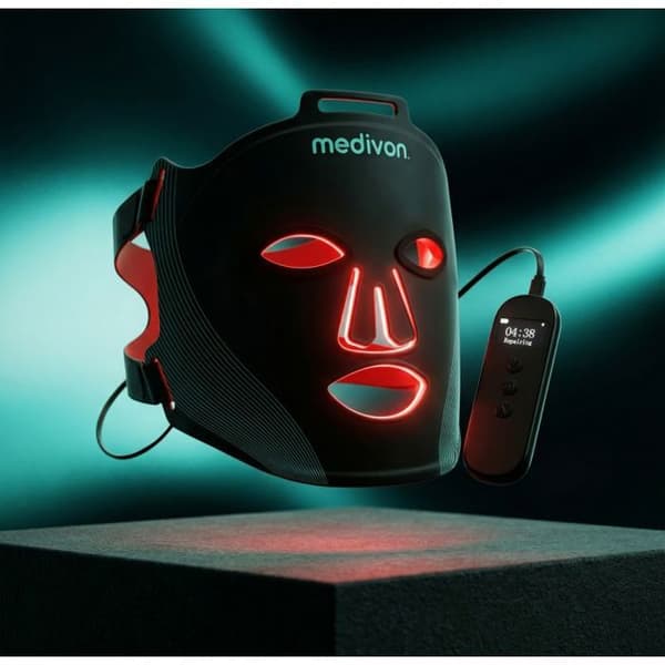 Ljusterapi-mask - MEDIVON - MV-LUMI - Trådlös - 488 LED - Justerbar silikon
