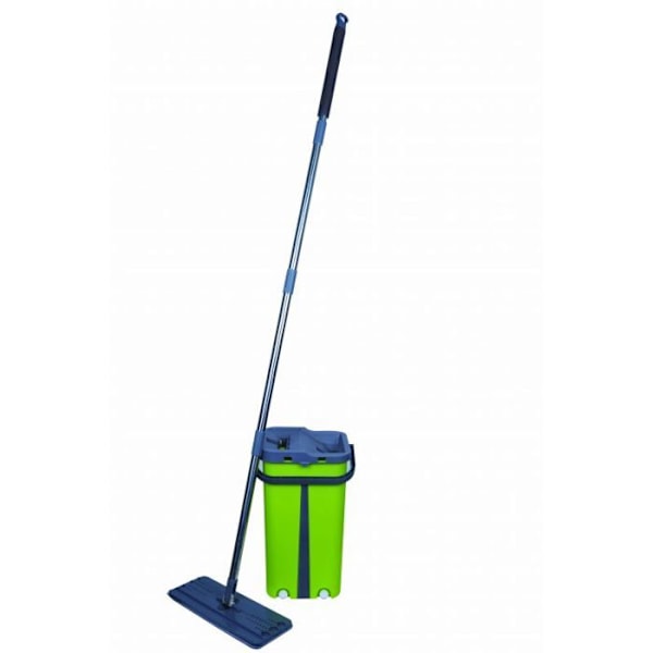 Flat Mop Microfiber Wringing System grön Cenocco CC9077-GN