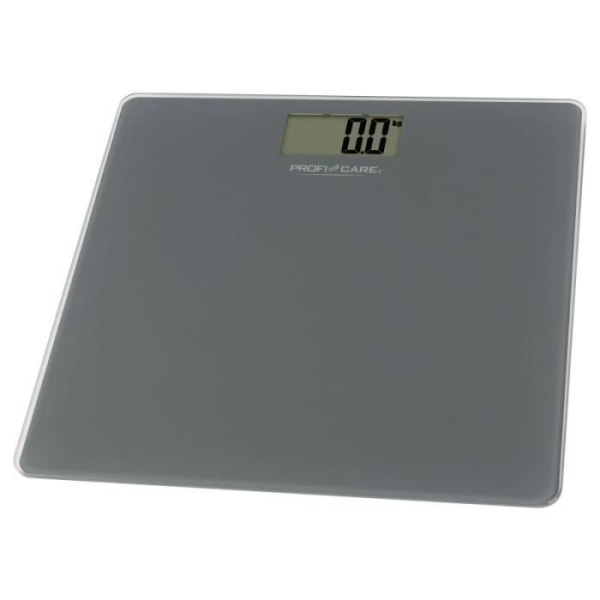 Elektronisk personvåg med LCD-skärm ProficareGrey PC-PW3122-Grå
