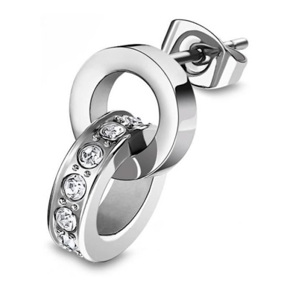 Örhänge - LOTUS STYLE - Bliss - Rostfritt stål - Silver - Kvinna Grå