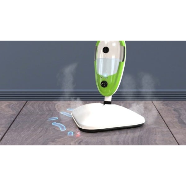 Multifunktionell elektrisk ångmopp 1300W grön Cenocco CC9074-GRN