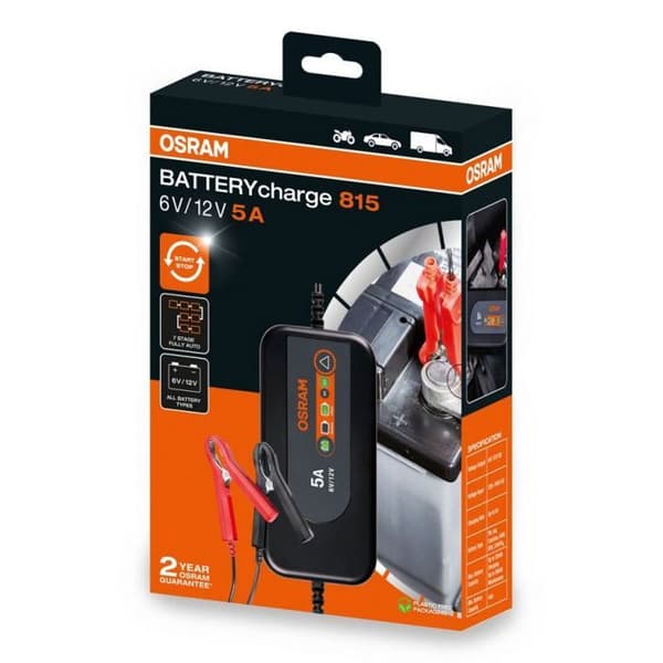 Batteriladdare 6V/12V BATTERYcharge 815 Osram OEBCS815