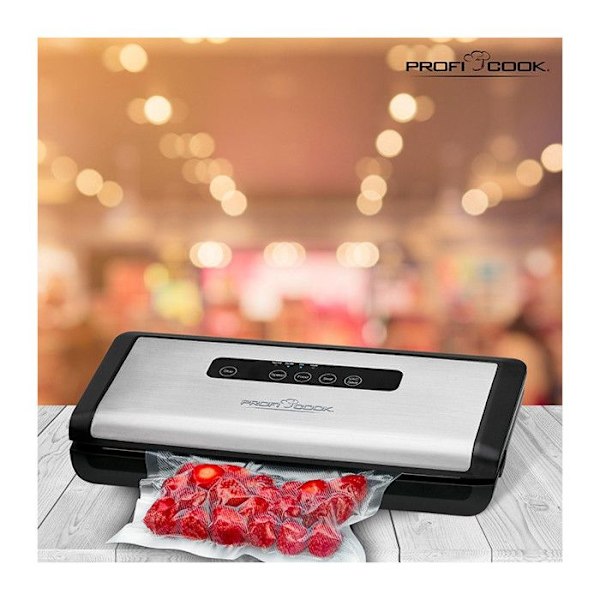 Vakuumförpackare - ProfiCook - PC-VK 1146 - Svart - Rostfritt stål - 120 W Svart, rostfritt stål