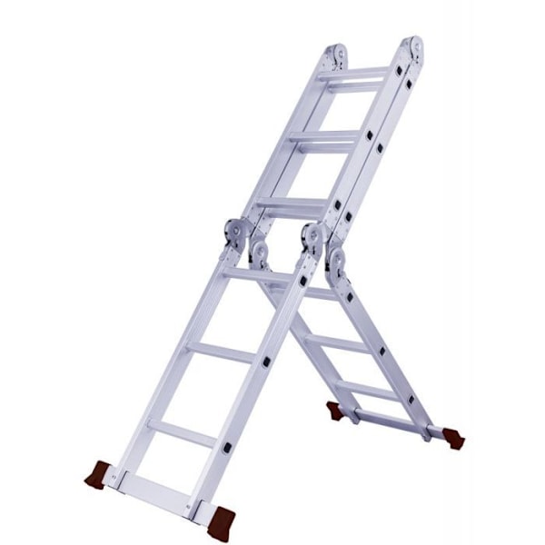Herzberg HG5002-ALU multifunktionsstege av aluminium