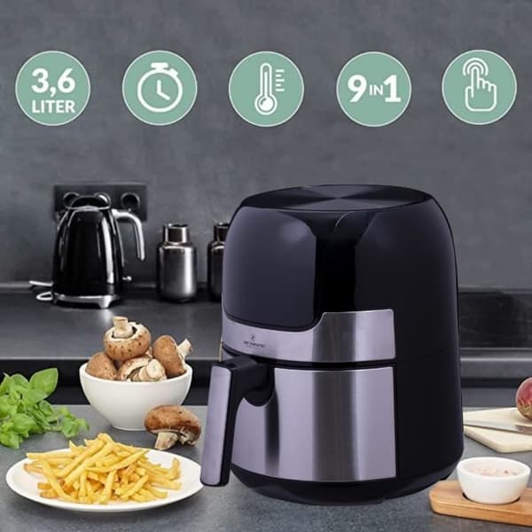 Luftfritös - JUST PERFECTO - JL-23 - 3,5 L - 1400 W - Pekskärm