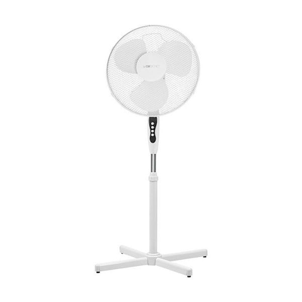 Piedestalfläkt - CLATRONIC - VL 3603S - Oscillation - Justerbar i höjd och lutning - Vit Vit