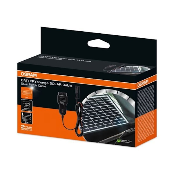 Kabel för solcellsbatteriladdare Solar Cable Osram OSPOBD