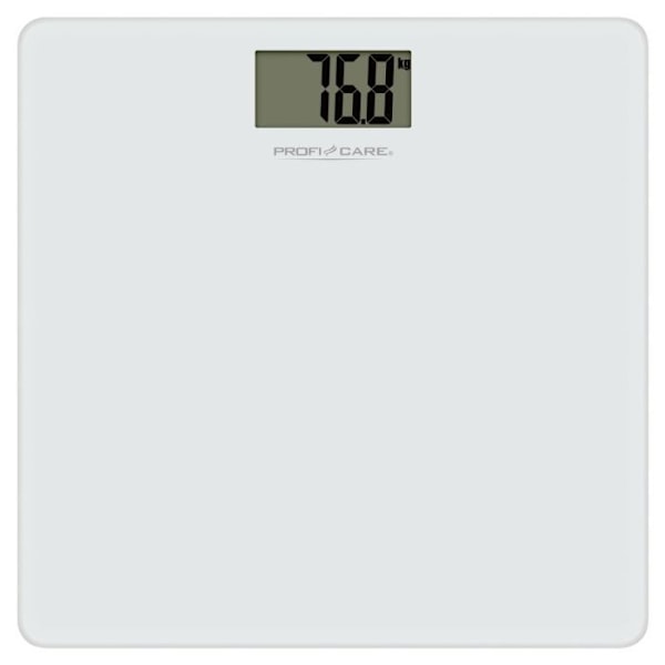 Elektronisk personvåg med proficare LCD-display Vit PC-PW3122-Vit