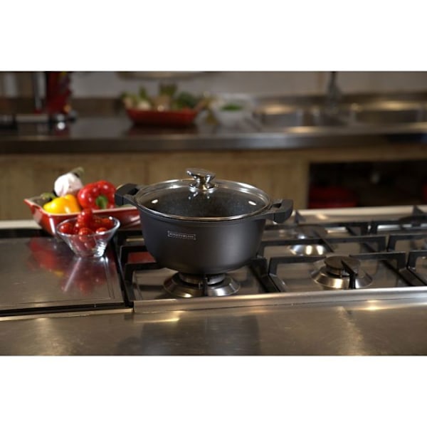 Faitout - Induktions - 20 cm - Non-stick - Aluminiumgjutning - Robust