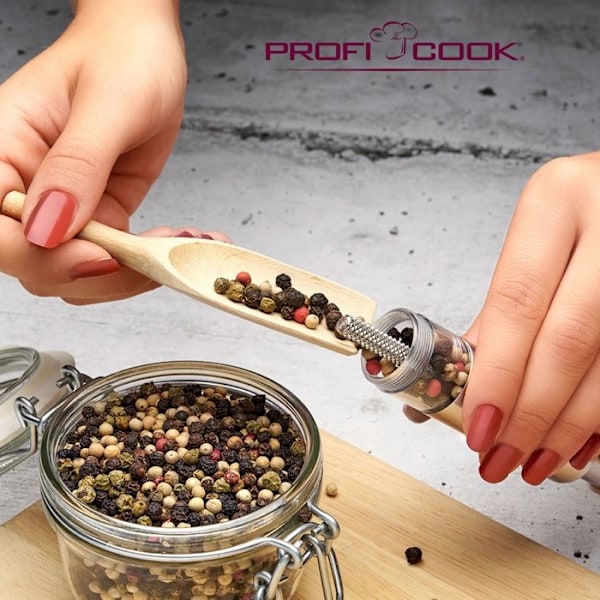 Krydda kvarn - Profi Cook - PC-PSM 1160 - Rostfritt stål - 1 styck - Nutida design Rostfritt stål