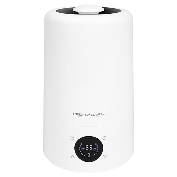 Proficare PC-LB 3077 Luftfuktare Vit Svart, Vit