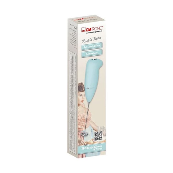 Mjölkskummare - Clatronic - MS 3089 - Mint/grön - Soft touch hölje - AA/UM3 batterier Mint/grön