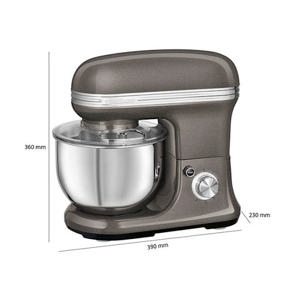 Matberedare Bageri Kök Hushållsflerfunktionsskål 5L Proficook KM 1197 1200W Antracita 511197