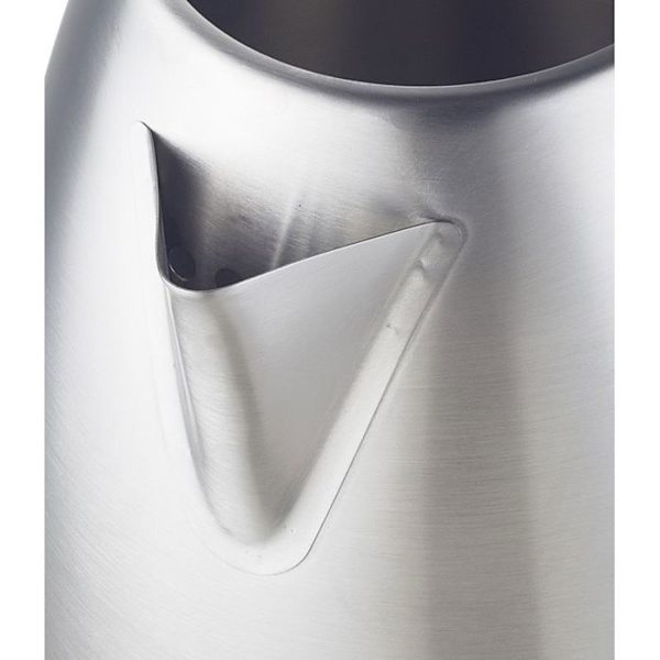 1,8L sladdlös vattenkokare i rostfritt stål silver Herzberg HG5011-SIL