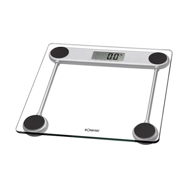 Digital personvåg - BOMANN - PW 1417 CB - Kapacitet 150 kg - Gradering 100 g - LCD-display