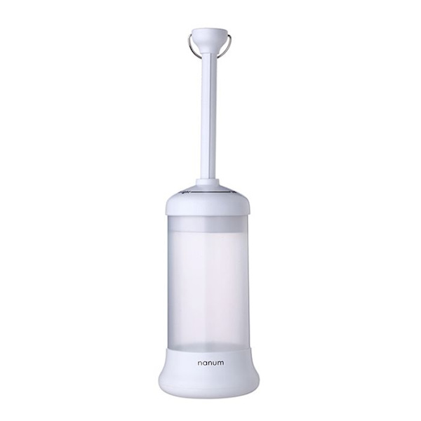 Herzberg HG5049-WHT Vit Bärbar LED-reselykta