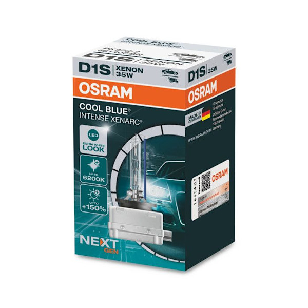 1 Osram XENARC® COOL BLUE® INTENSE D1S NextGen 66140CBN automatisk xenonlampa