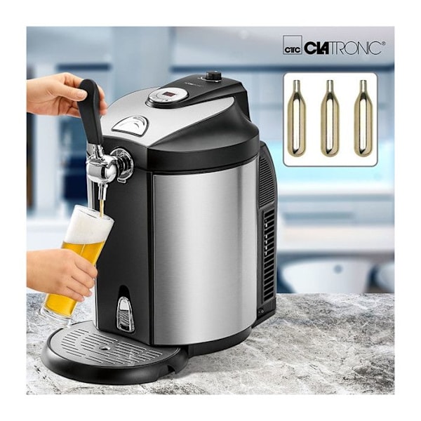 Ölkran med CO2-tryckpatronsystem Clatronic BZ 3740