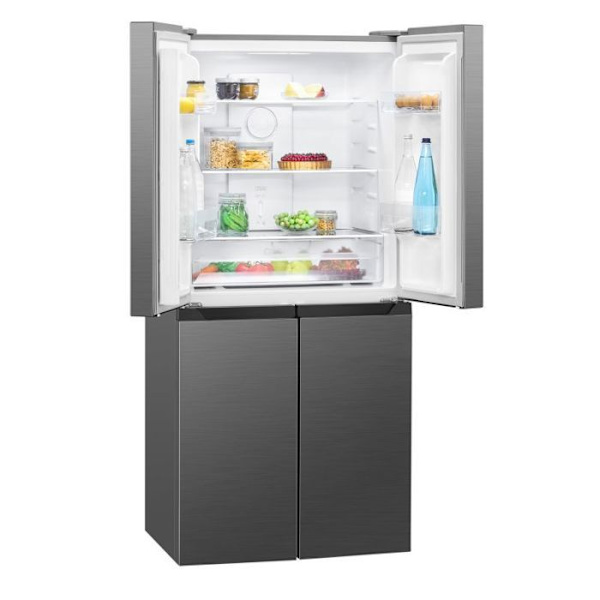 Kylskåp och frys 362L Inox Bomann KG7358-Inox