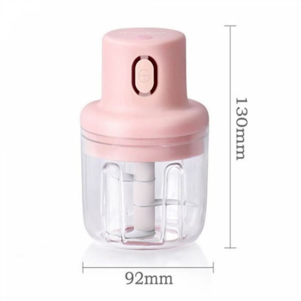 Herberg HG-03176: Trådlös elektrisk bärbar mathackare - 250ml