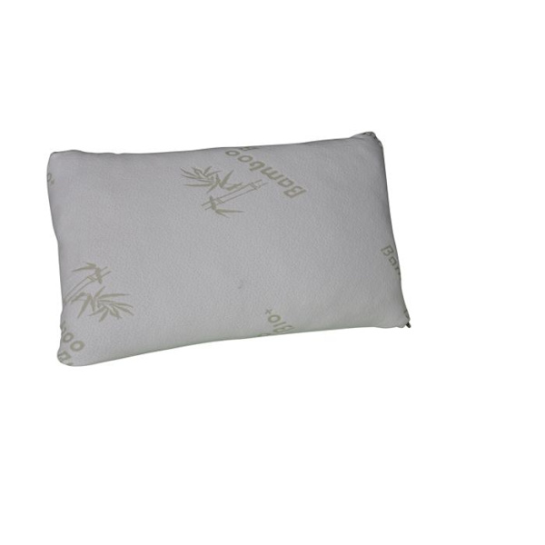 Kudde - HERZBERG - Comfort Luxury - Bambu - Memory foam - Vit Vit