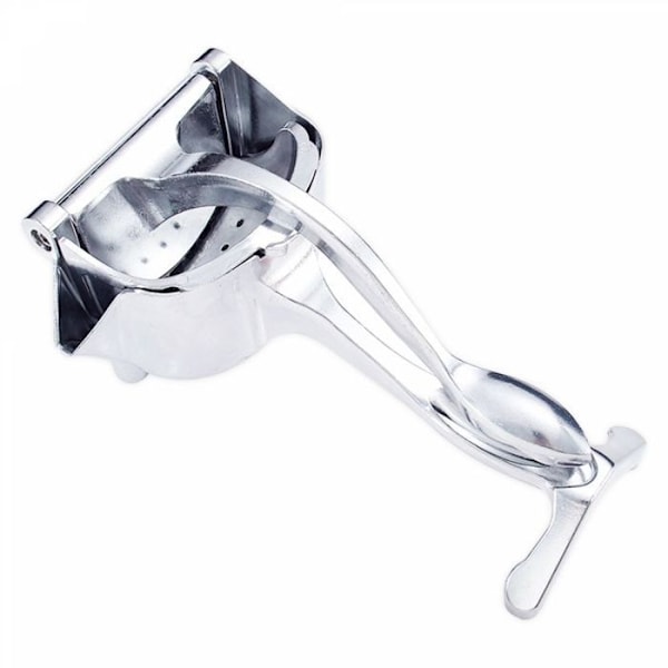 Herzberg HG8108 Aluminium Manuell Citrus Juicer Chrome/Grå